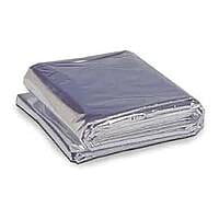 NASA-Designed Emergency Mylar Thermal Blanket - Silver, for Outdoors, Survival, First Aid NASA-Designed Emergency Mylar Thermal Blanket - Silver, for Outdoors, Survival, First Aid