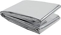 NASA-Designed Emergency Mylar Thermal Blanket - Silver, for Outdoors, Survival, First Aid NASA-Designed Emergency Mylar Thermal Blanket - Silver, for Outdoors, Survival, First Aid