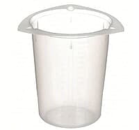 Medegen PB5935-800 Tri-Pour Beaker with Paper Lid, Non-Sterile, 800mL, Pack of 25 Medegen PB5935-800 Tri-Pour Beaker with Paper Lid, Non-Sterile, 800mL, Pack of 25